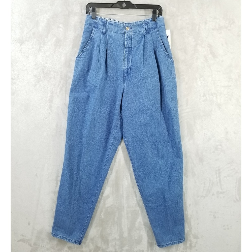 Vtg Levis Dockers Bareback Jeans Women 28" Waist Pleated Way High Tapered Mom‎
